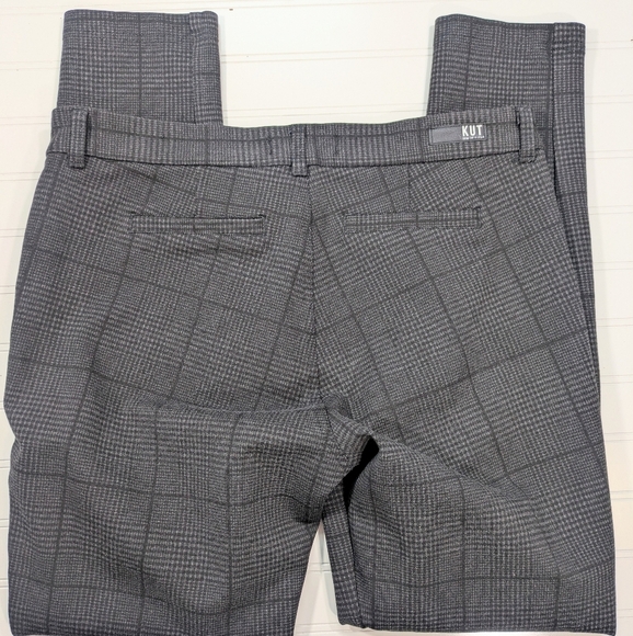 Kut From The Kloth Gray plaid Mia Skinny Pants - Picture 3 of 5